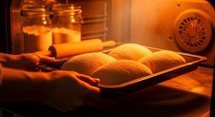 Baking Bread in the Oven