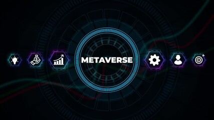 Metaverse virtual world, metaverse digital world intelligent futuristic interface technology. - Powered by Adobe