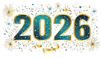 Festive 2026 New Year's design