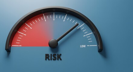 Risk Meter Showing Low Risk Level