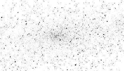 Dirty or dust film grain speck grit grunge overlay on Speckle grain dot white paper noise texture with distress effect vector illustration pattern background.
