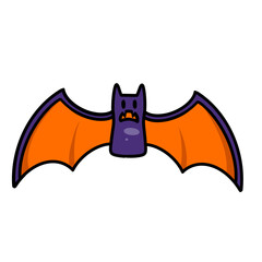 Halloween Cartoon Bat Illustration