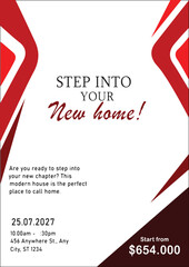 Minimal Poster Brochure Flyer design Layout background vector template A4