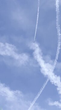 Frecce Tricolori Aerobatic Flyover at Piacenza Airbase Italy