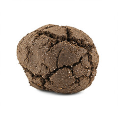 Detailed Soil Clod: Granular Structure Isolated on White, High Detail, 8k. 