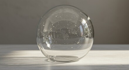 Glassy Embrace of Light