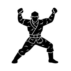 japanese self defense force ranger in camouflage vector art