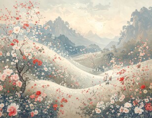 Fine decorative dot texture