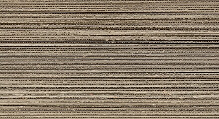 Stacked Corrugated Cardboard Sheets Texture Background
