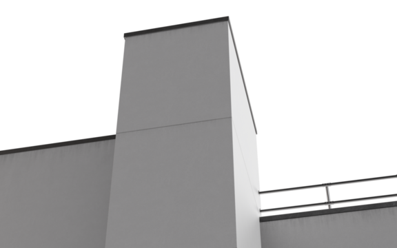 Sleek modern architectural structure with bold geometric lines and minimalist aesthetic, perfect for contemporary design inspiration.