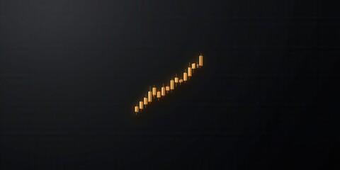 Market trend analysis financial sector data visualization digital environment aerial view growth insights