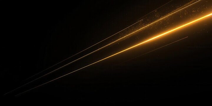 Dynamic light trail action in dark space abstract graphic content digital art environment artistic viewpoint