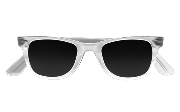 Stylish silver sunglasses with dark lenses, perfect for summer style and vacation vibes, adding a touch of cool sophistication