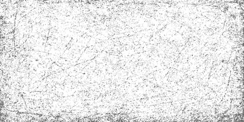 Abstract white grunge paper texture on a gray concrete wall