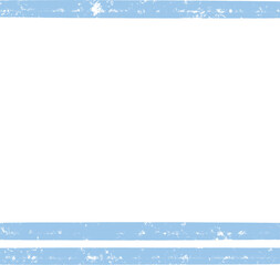 水色の冷たいボーダーフレーム