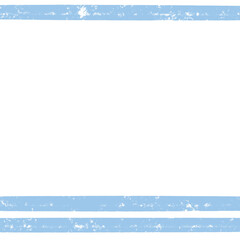 水色の冷たいボーダーフレーム