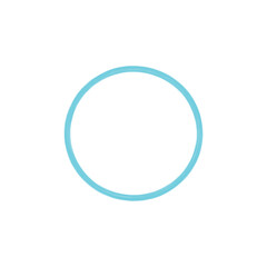 abstract blue circle