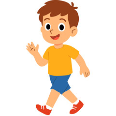 Obraz premium Boy Character Illustration