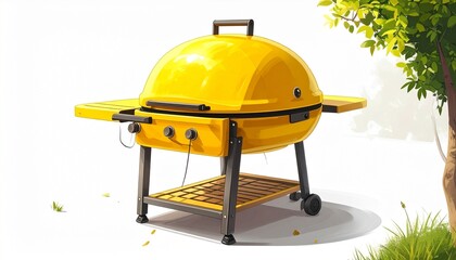 yellow tool box on a white 