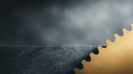 Intricate metallic gear plate closeup industrial setting macro photography textured environment abstract concept