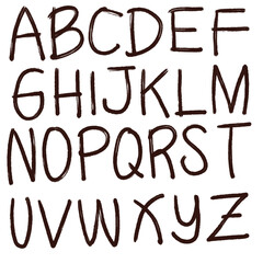Hand Drawn Alphabet