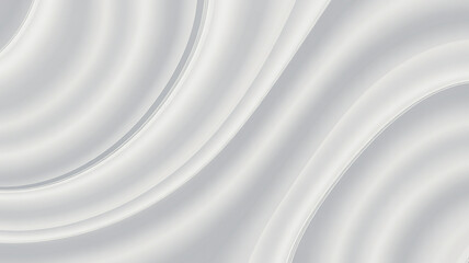 Obraz premium Elegant flowing white silk fabric with soft gentle waves and subtle shadows creating a luxurious texture