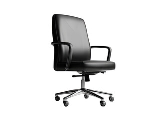 Fototapeta premium Black office chair, modern style
