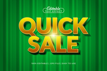 quick sale editable text effect
