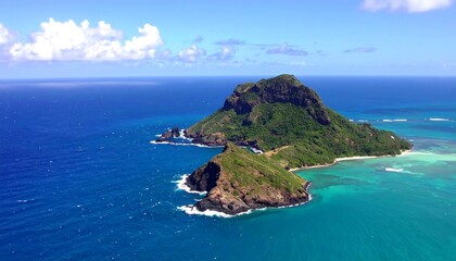 Fototapeta premium Panoramic view of tropical islands