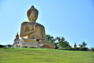 Phra Buddha Taksin Mingmongkol at Khao Kong Temple is the most famous landmark in Narathiwat, Thailand © Herotozero