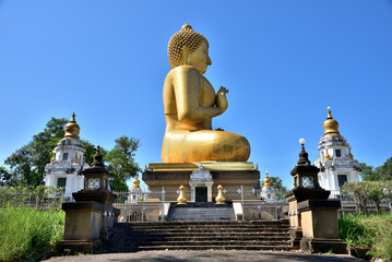 Phra Buddha Taksin Mingmongkol at Khao Kong Temple is the most famous landmark in Narathiwat, Thailand © Herotozero