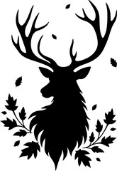 Obraz premium Majestic Deer Silhouette”