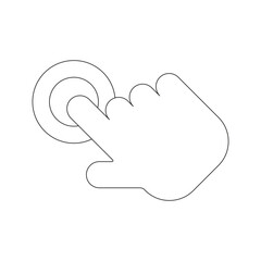 Hand Cursor icons click and Cursor icons click, pointing hand clicks icons