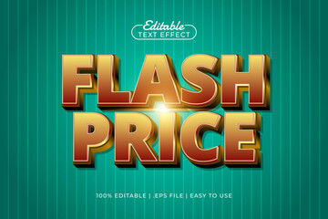 flash price editable text effect