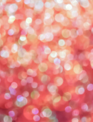 A Christmas blurry background with bokeh effect, suitable for any Christmas and New Year themed design, as well as for any holiday