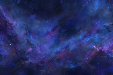 Colorful Abstract Deep Space Nebula