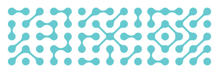 Metaball Connect Dot Set. Vector Circle Shapes. Abstract Geometric Dots. Morphing Blob Elements for for Patterns, Stickers , Badges, Posters, Web Design . Dots metaball black pattern. 