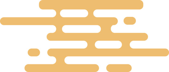 Asian cloud gold Chinese and Japanese style. Traditional oriental. Tribal pattern. China simple ornament background 