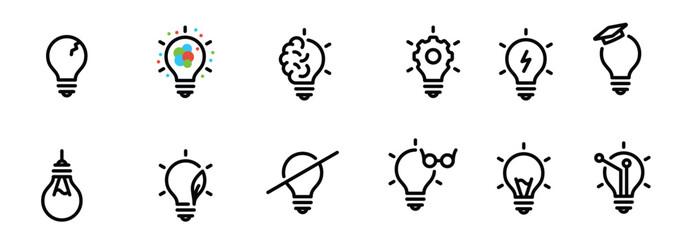 set of black vector icons isolated against white vector illustration