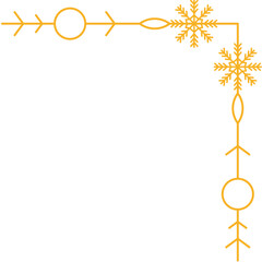 Christmas Snowflake Corner