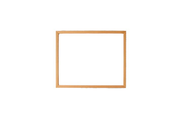 Blank wooden picture frame