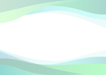 波背景ブルー