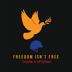 Fototapeta premium Dove carrying olive branch above military helmet peace