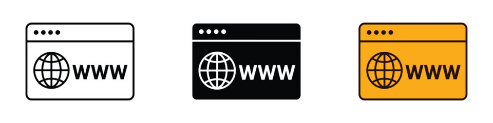 Domains icon vector. a Fresh Modern Look and Enhanced User Experience symbol. vector illustration.