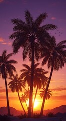 Obraz premium Sunset's Embrace