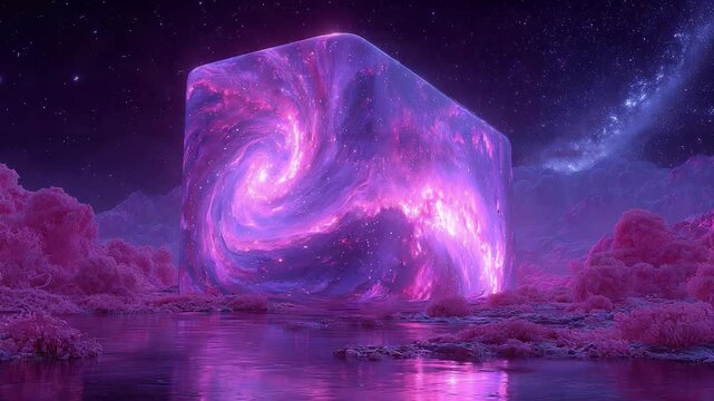 Surreal abstract collection of video clips