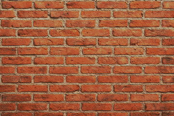 Obraz premium Weathered Red Brick Wall Texture Background