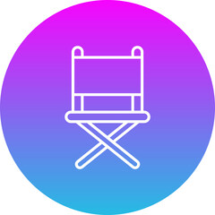 Camping chair Icon