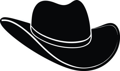 cowboy hat icon, ranch style symbol
