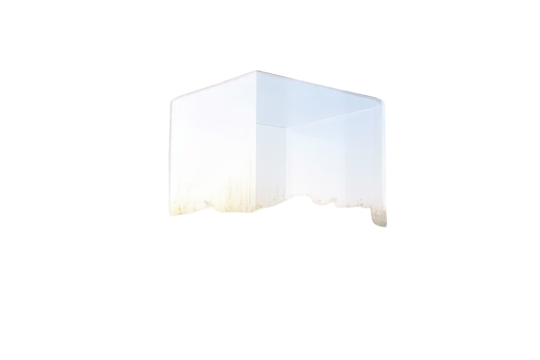 Abstract White Cube on Black Background Three Dimensional Geometric Shape Minimalist Object Modern Design Clear Simple Form Clean Lines Contemporary Art Isolated Transparent